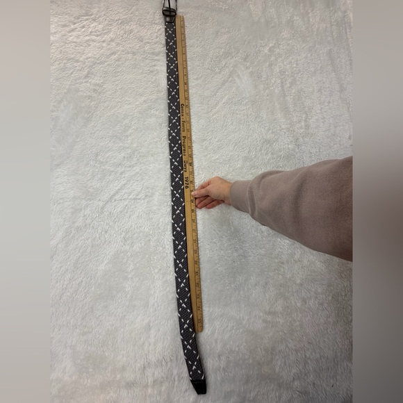 Johnston Murphy Braided Golf Belts Lot Of 2 Men’s 34 Grey and Tan Khaki - Picture 6 of 7